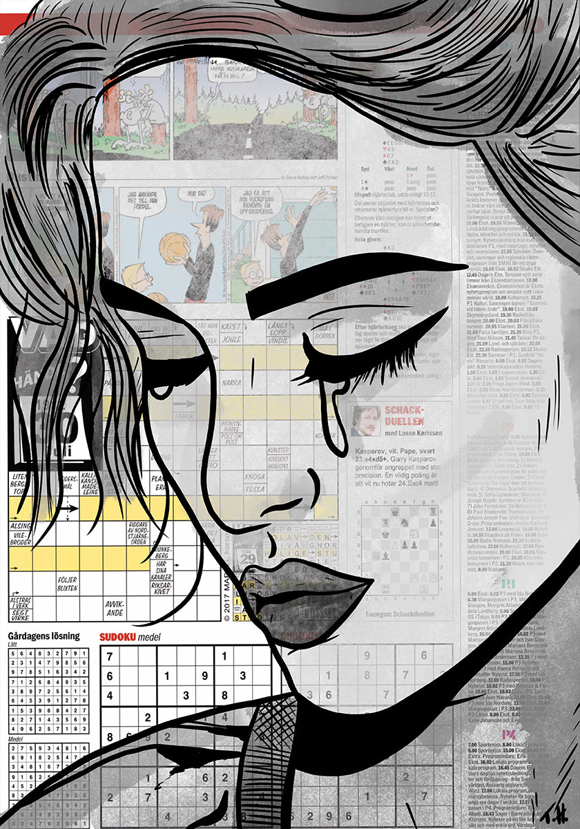 Papiermädchen-Poster