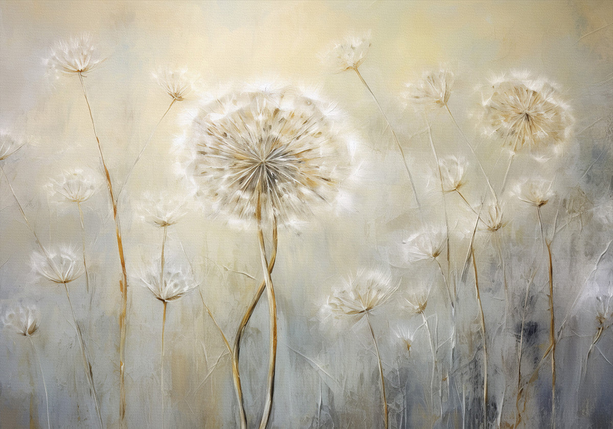 Poster „Weißer Frühling 3“.