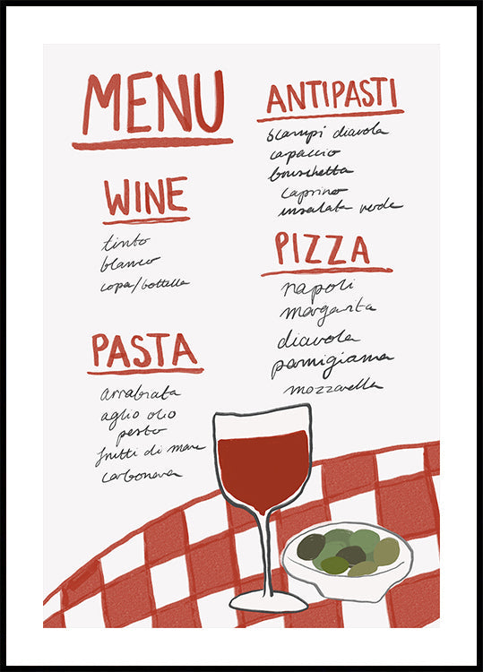 Italienisches Küche-Delight-Poster