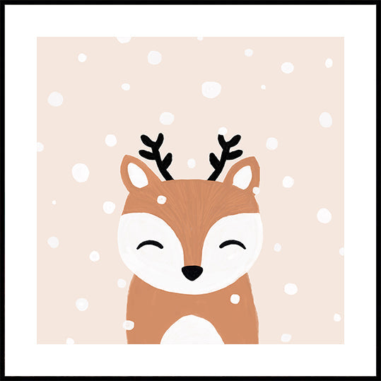 Snow & Deer Plakat