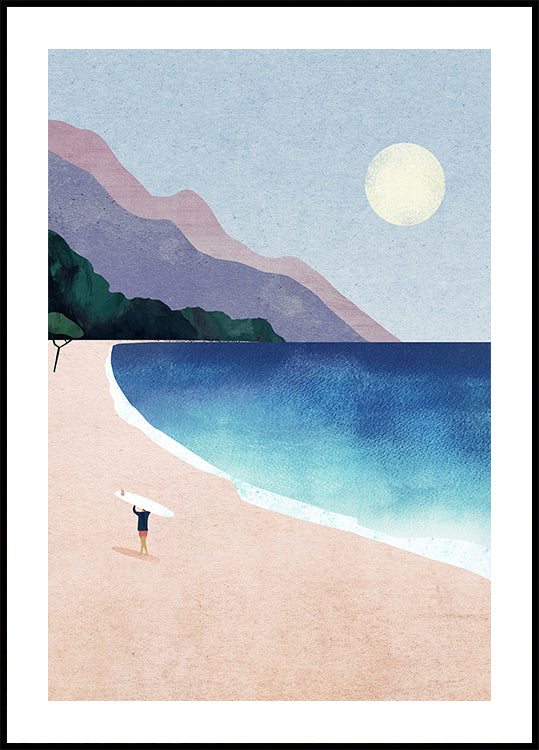 Surf-Strand-Poster