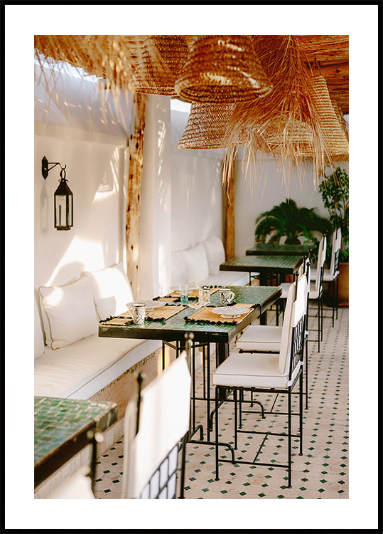 Bereit zum Frühstück | Marrakesch-Reisefotografie-Poster