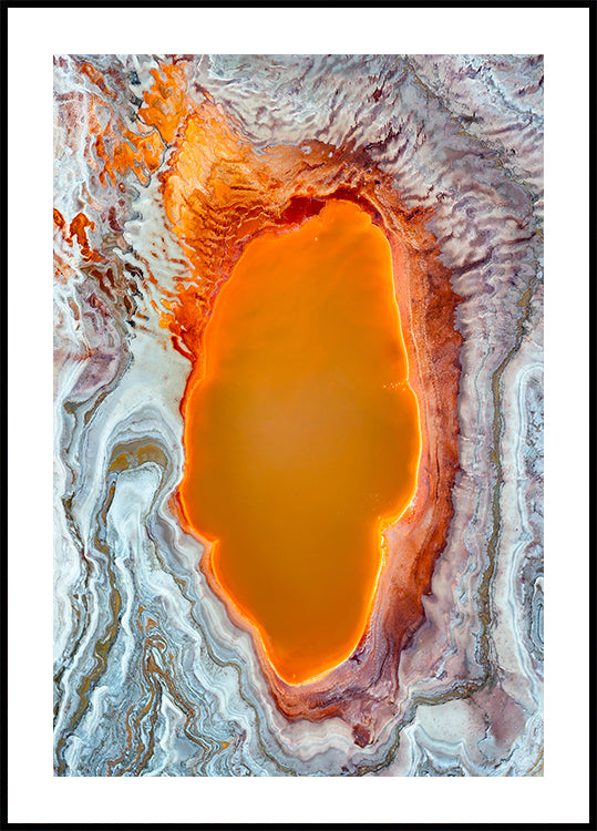 Das goldene Seeplakat