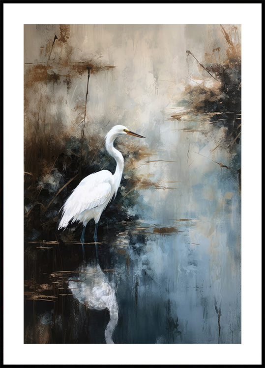 Ruhiges Reflexionsplakat