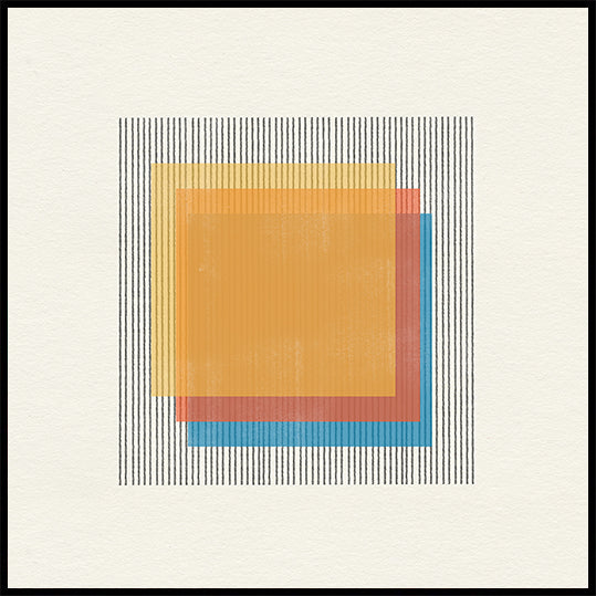 Buntes Illusionsplakat