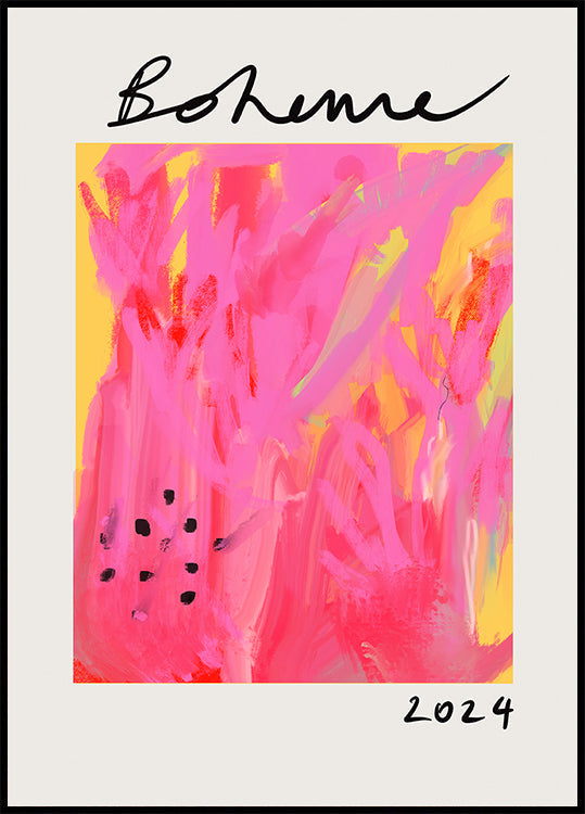 Bohemegelbes Ratioiso-Poster