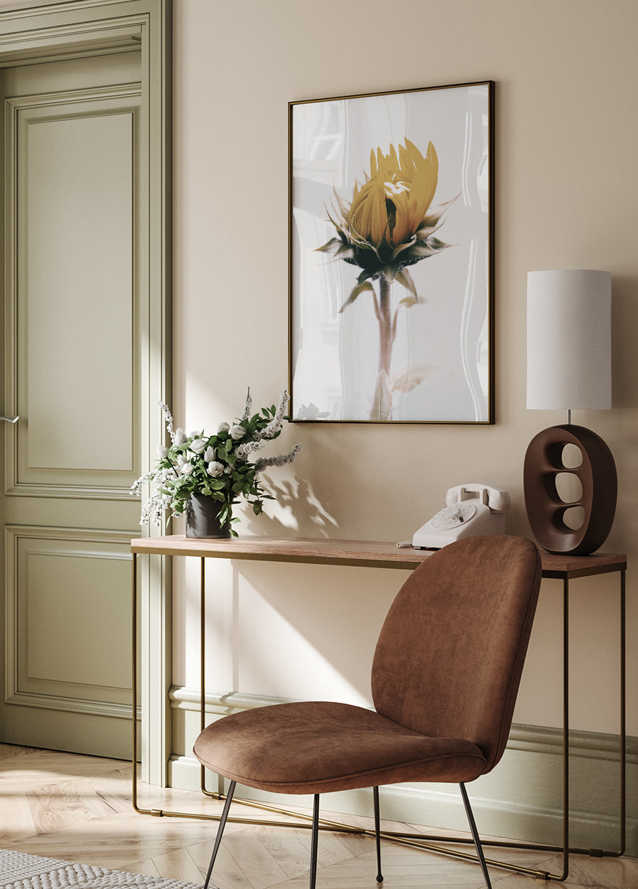 Yellow Sunflower Plakat - Posterbox.dk