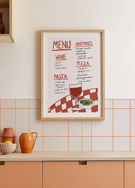 Italienisches Küche-Delight-Poster