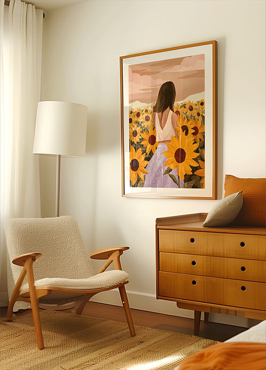 Poster „Sonnenblumenabende“.