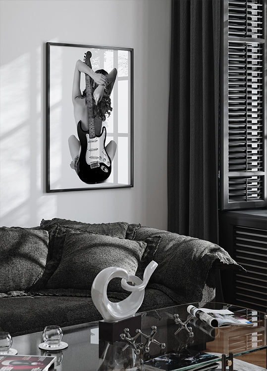 Lady und das Strat-Poster