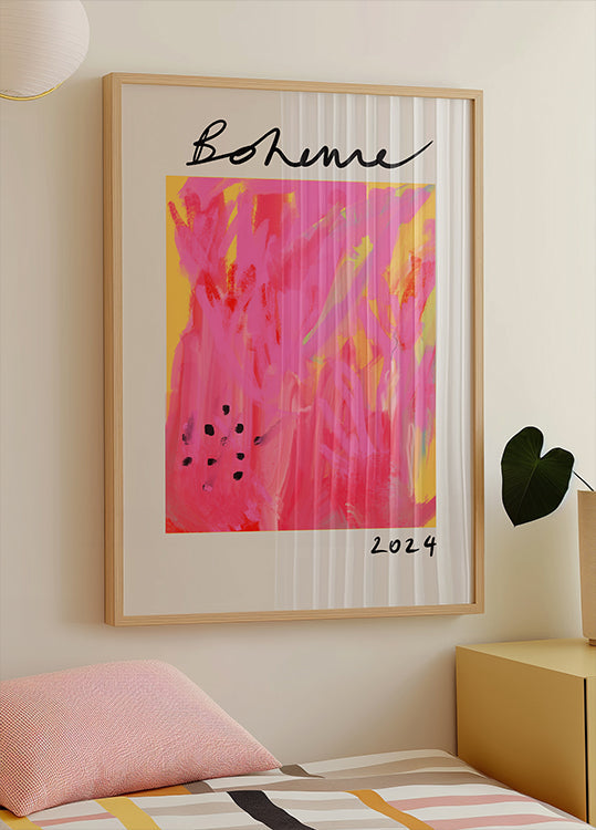 Bohemegelbes Ratioiso-Poster