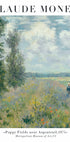 Claude Monet - Poppy Fields near Argenteuil Plakat - Posterbox.dk