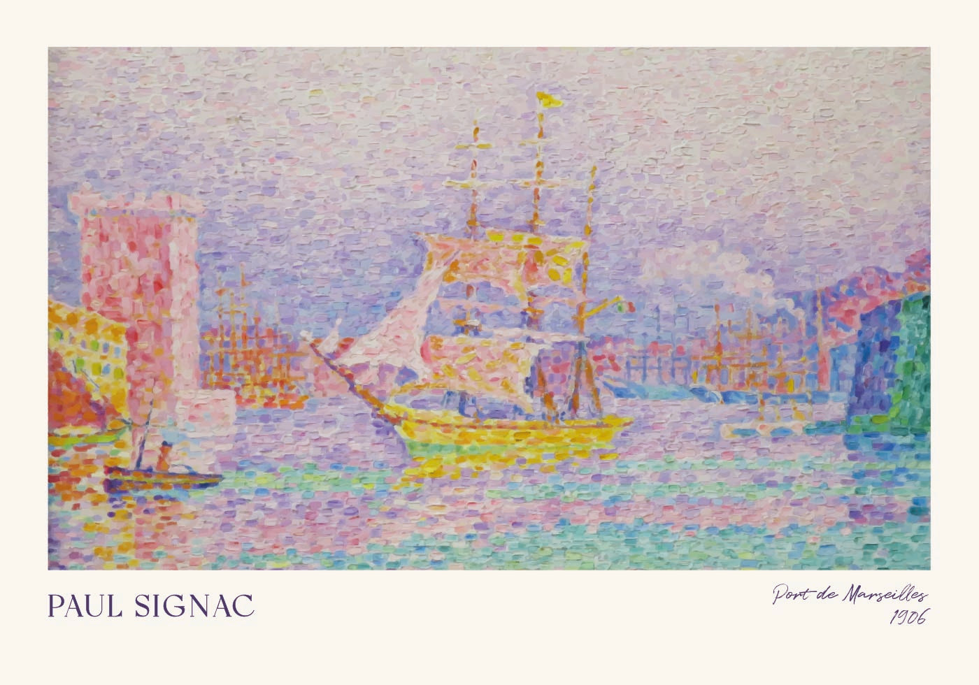 Port De Marseilles, Paul Signac Plakat - Posterbox.dk