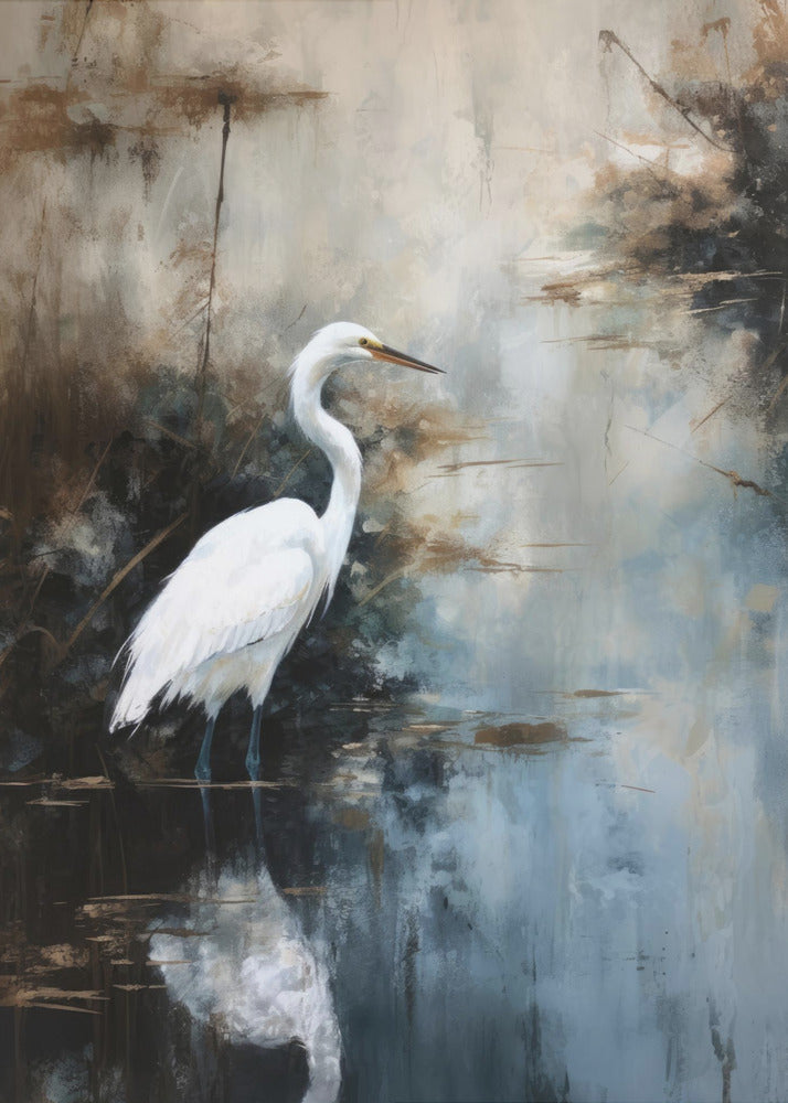 Ruhiges Reflexionsplakat