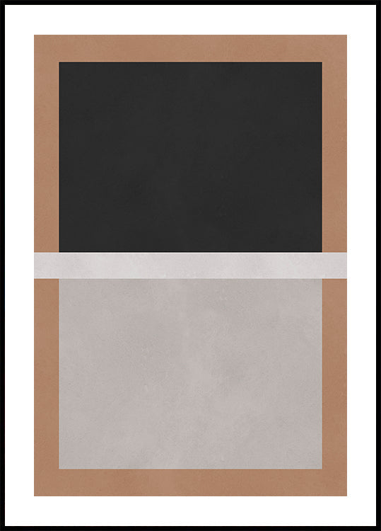 Black and Brown Blocks (NEW) - Posterbox