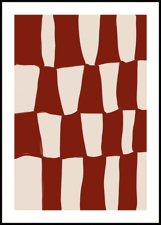 Crimson Waves Plakat - Posterbox