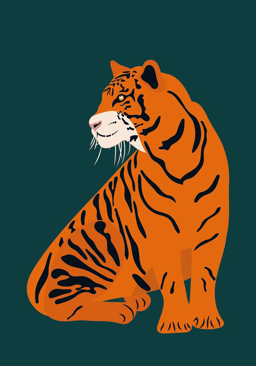 Majestätisches Tiger-Poster