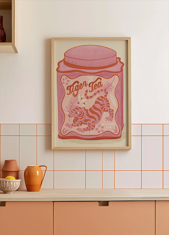Crouching Tiger Tea Plakat - Posterbox