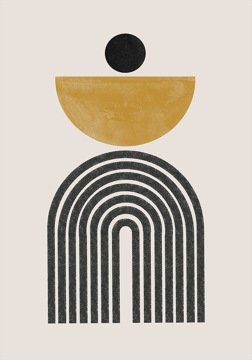 Geometrisches Harmonie-Poster