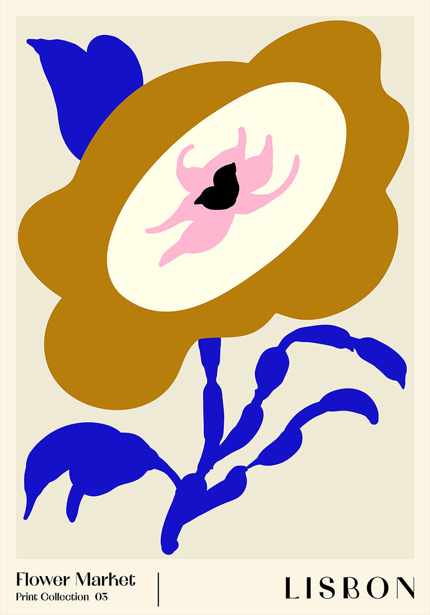 Flower Market. Lisbon Plakat - Posterbox