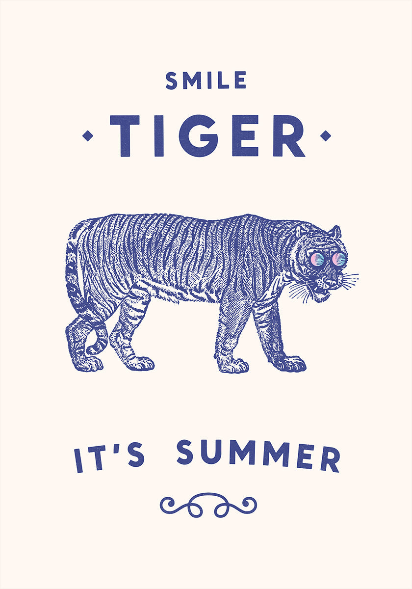 Smile Tiger Plakat