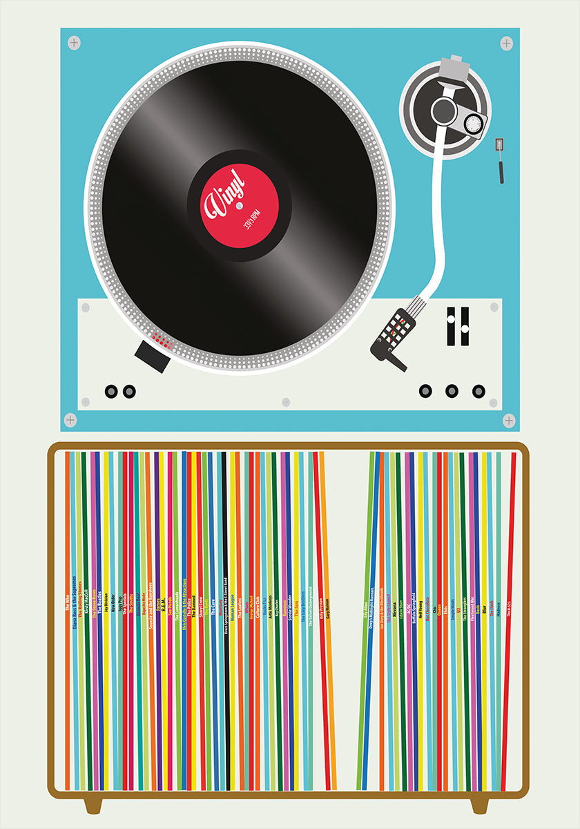 Vinyl-Stapel
