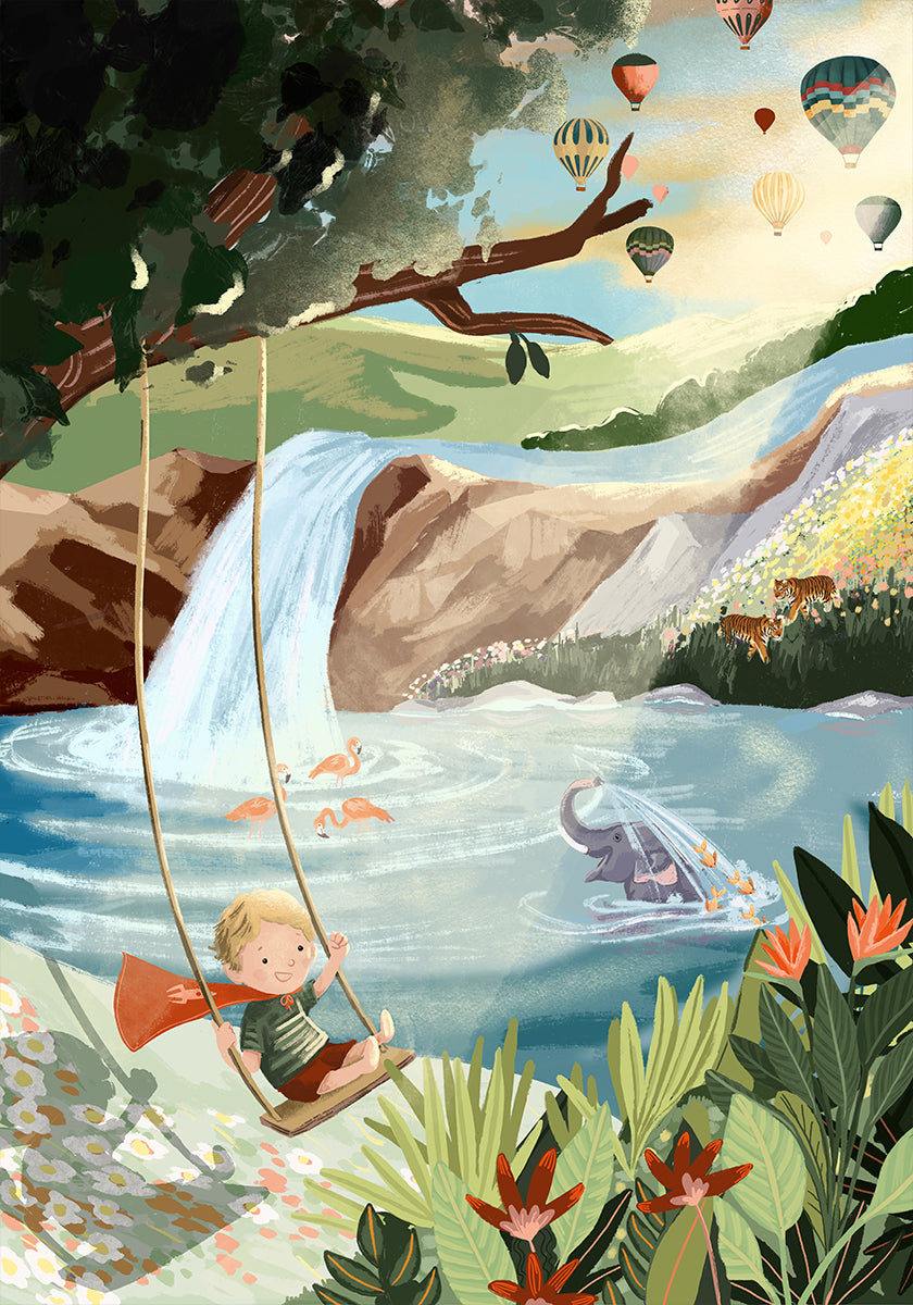 Poster „Swingset Dreams“.