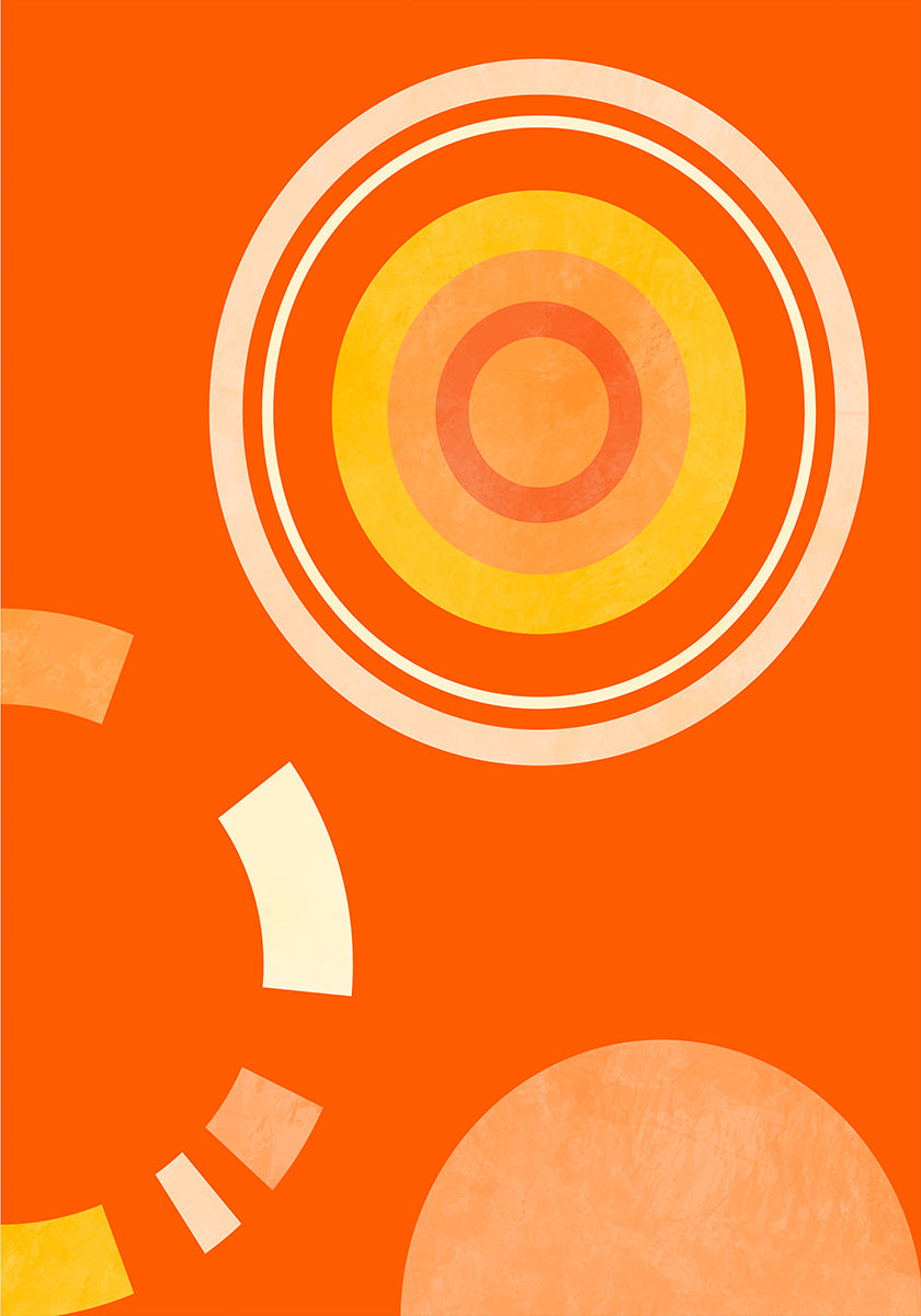 Spring Mid Rhapsody Orange 4 Poster