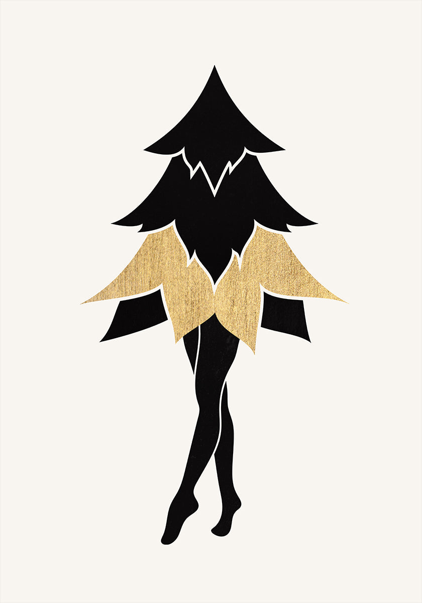 Lady Gaga zu Weihnachten (Vers.2) Poster