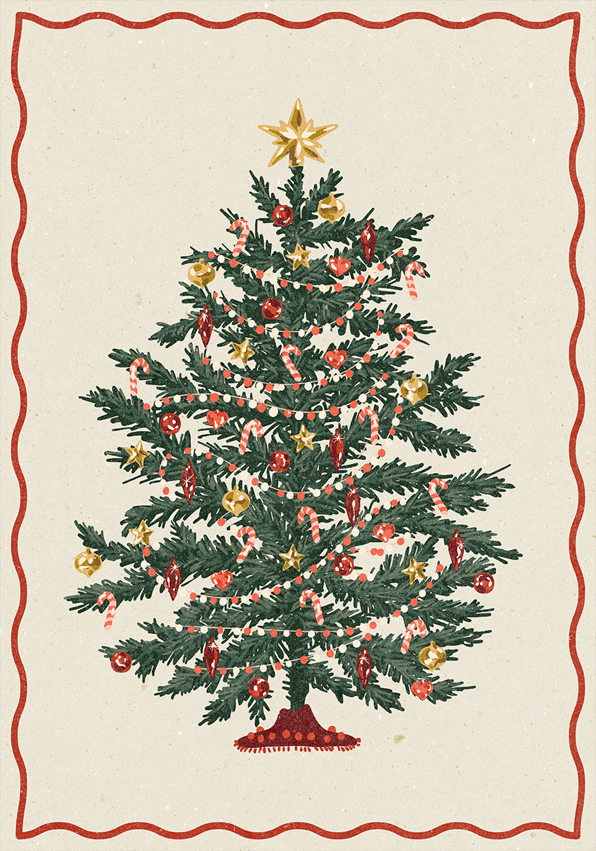 Weihnachtsbaum-Poster