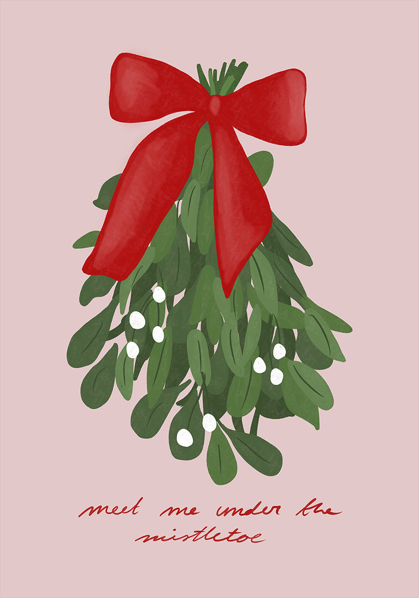 Kiss by Mistletoe Plakat
