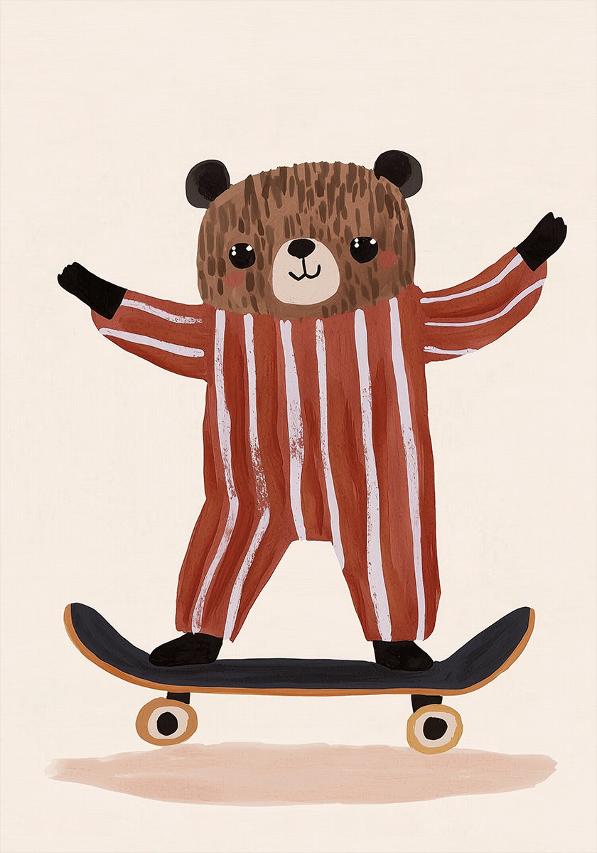 Skater-Bär-Freude