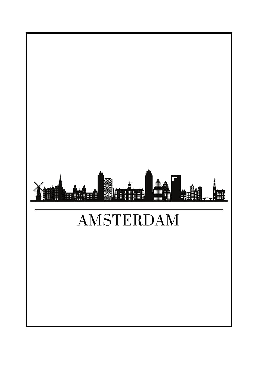 Amsterdam-Skyline-Poster