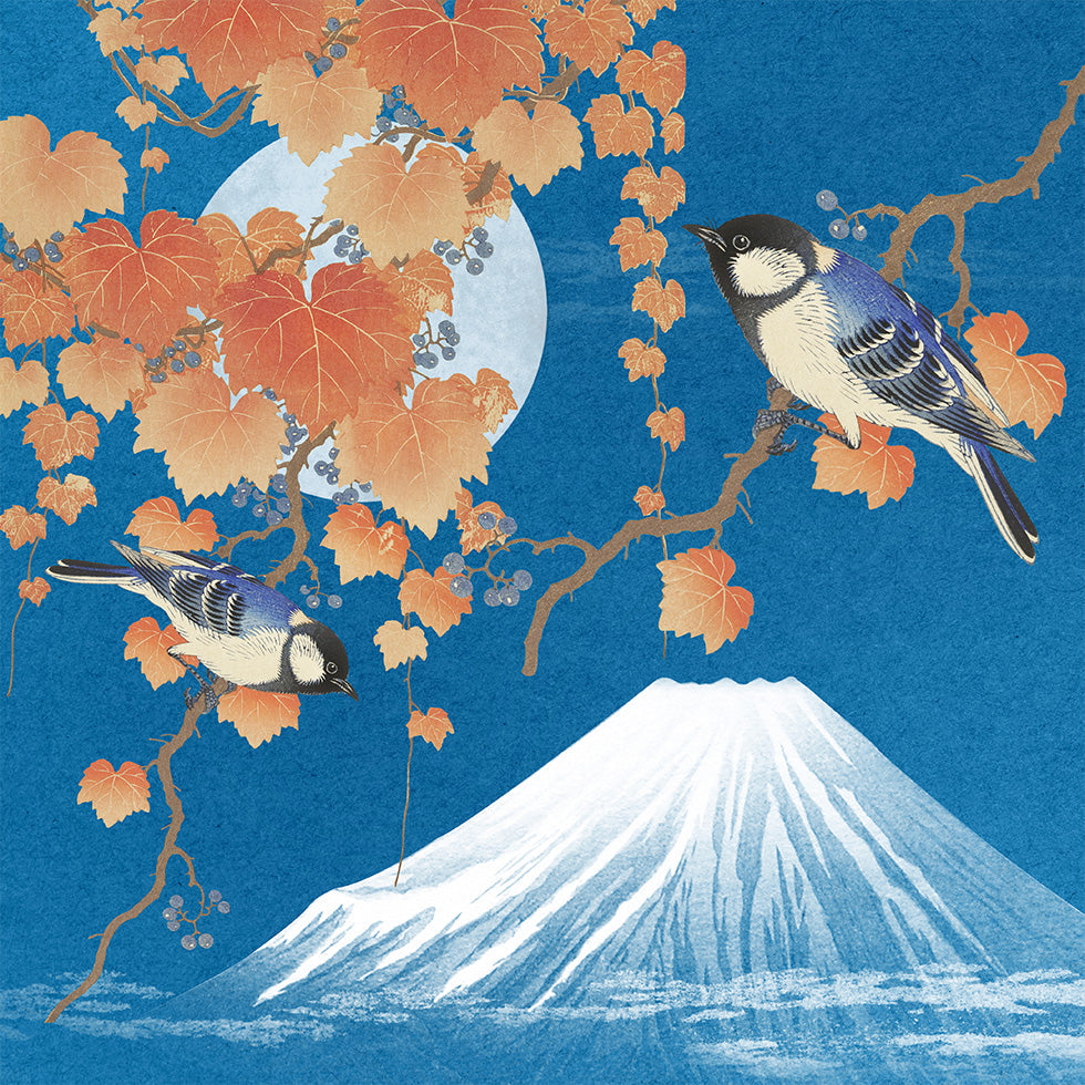 Birds & Mount Fuji (NEW) - Posterbox