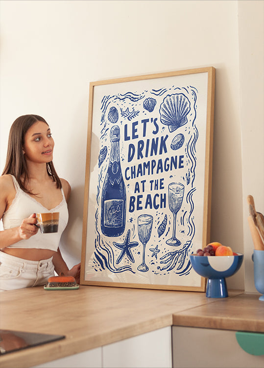 Let's Drink Champagne (NEW) - Posterbox