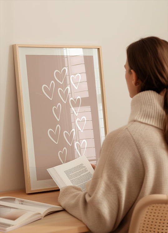 Hearts Plakat - Posterbox