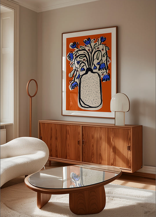 Blue Blossoms Vase (NEW) - Posterbox