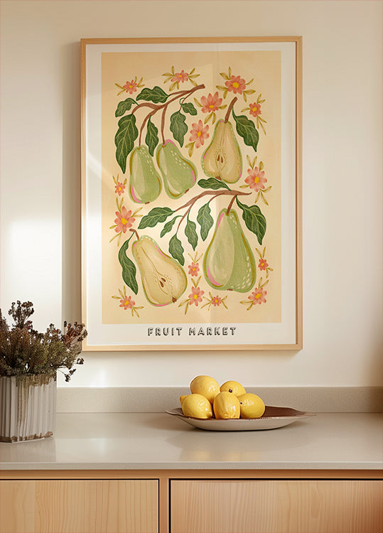 Pears and Petals (NEW) - Posterbox