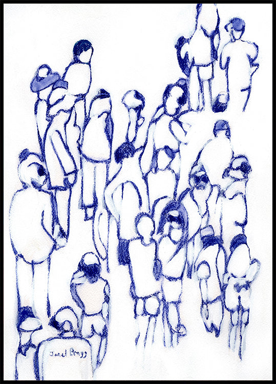 Crowd In Blue (NEW) - Posterbox