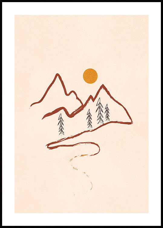 Minimal Mountain (NEW) - Posterbox