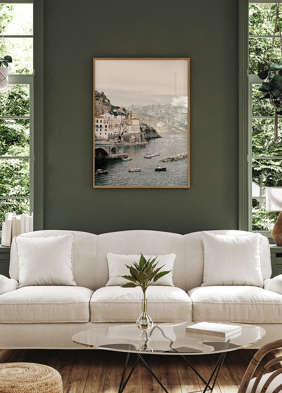 Amalfi Kyst Plakat - Posterbox.dk