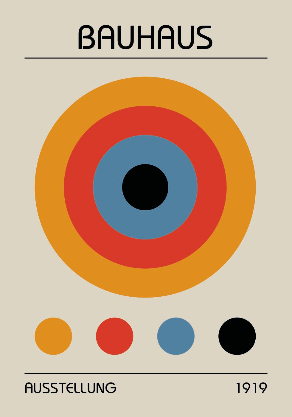 Bauhaus-Zielplakat 