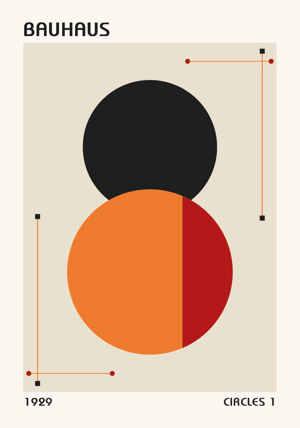 Bauhauskreise 1 Poster 