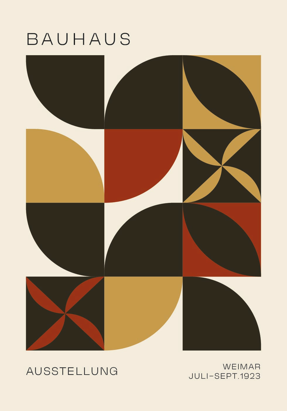 Bauhaus No. 12 Plakat - Posterbox.dk