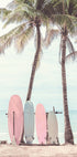 Surfboards Under Palm Trees Plakat - Posterbox.dk