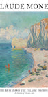 Claude Monet The Beach Plakat - Posterbox.no