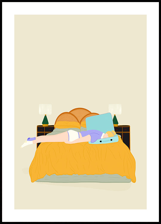 Digitales Nomaden-Poster