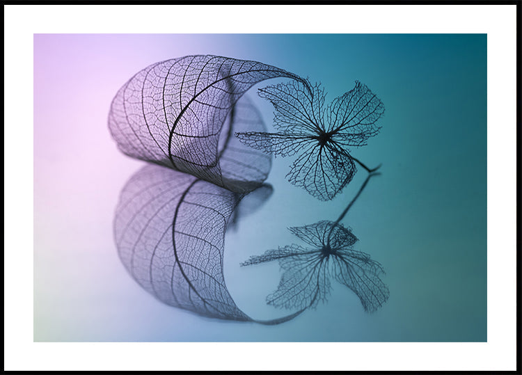 Geschichte von Blatt und Blume Poster