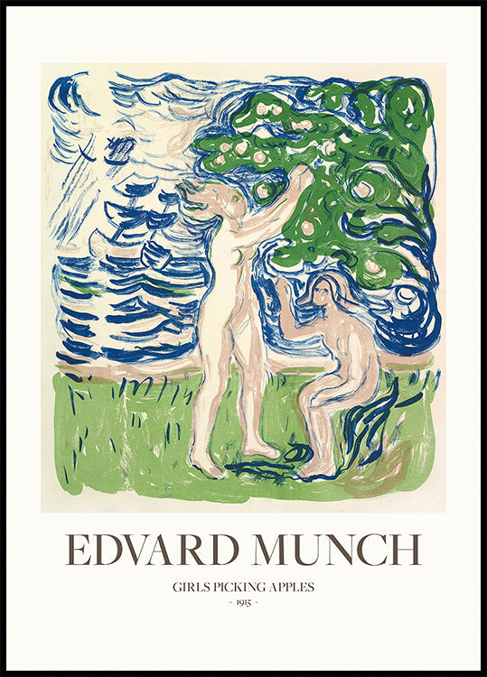 Mädchen pflücken Äpfel (NEU)