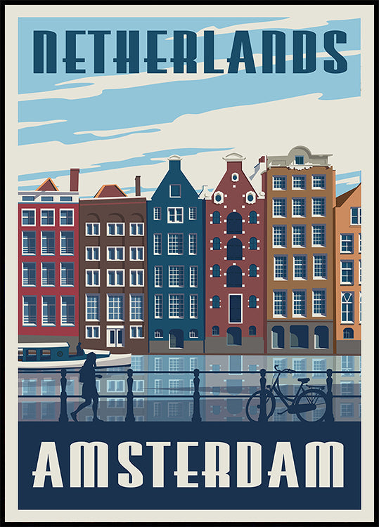 Amsterdam Reisedruck Poster